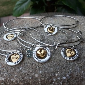 Bracelet charm Engraved